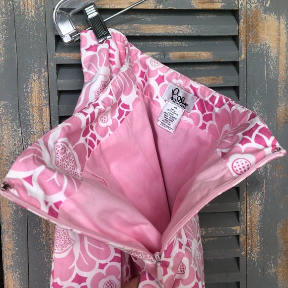 Lilly Pulitzer Girl's White Label Pleated Skirt 10 - Picture 7 of 10